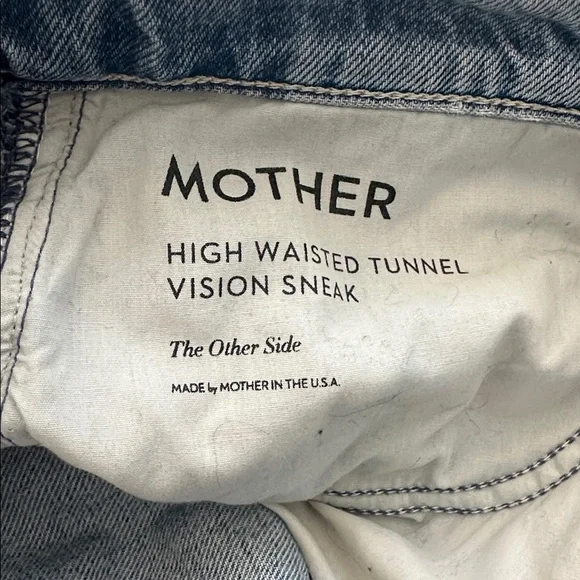 Mother Denim high waisted tunnel vision sneak jeans - Picture 10 of 12